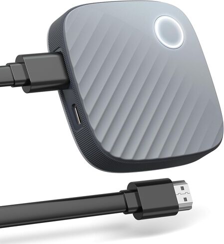 محول عرض HDMI لاسلكي True 4K، دونجل Miracast HDMI للتلفزيون، محول تطابق شاشة Airplay، يدعم 4K Cast لنظام التشغيل iOS Android Windows إلى شاشة عرض HDTV in Saudi Arabia