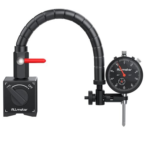 Digital Dial Indicator with Magnetic Base,0-1 Inch/25.4mm Dial Indicator Tools Set for Alogbment with Flexible Arm Base and Indicator Combo for Machine Shop,Automotive Repair & Industrial Use in Saudi Arabia