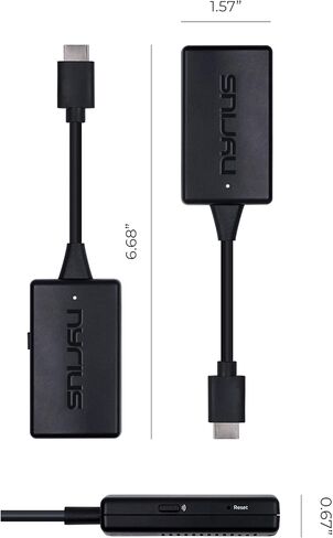 Nyrius Orion Prime Wireless HDMI-to-HDMI Video Transmitter & Receiver, Plug & Play Extender, Stream Full HD 1080p up to 150ft from PC, Laptop, Cable/Satellite Box to a TV or Projector (TDD20) in Saudi Arabia