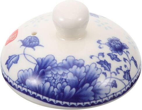 Luxshiny Ceramic Tea Pot Lid Replacement 2.95X2.95X1.77In Easy Use Tea Cup Cover Accessory for Home Party Camping Outdoor in Saudi Arabia