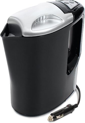 Travel Time 12V Smart Pot Kettle - Universal for Most Vehicles, Easy On & Off Function, Travel Hot Water Heater for Coffee, Tea & Hot Chocolate in Saudi Arabia