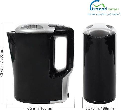 Travel Time 12V Smart Pot Kettle - Universal for Most Vehicles, Easy On & Off Function, Travel Hot Water Heater for Coffee, Tea & Hot Chocolate in Saudi Arabia