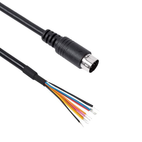 كابل توصيل مضخم خطي SCU-28، 10 سنون Mini Din إلى الأسلاك العارية، متوافق مع Yaesu FTDX-10، FTDX-1200، FT-450، FT-950 in Kuwait