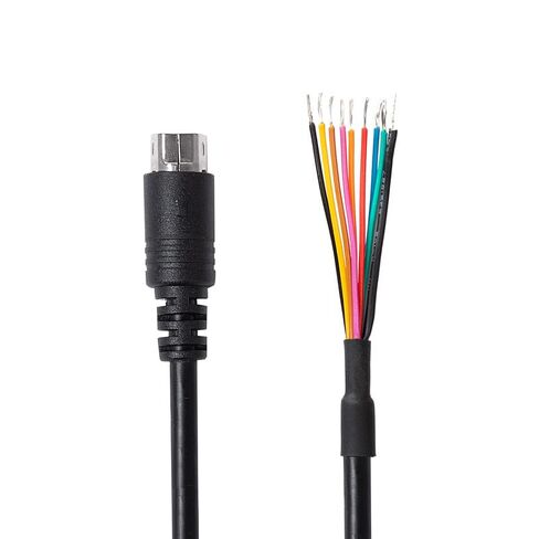 كابل توصيل مضخم خطي SCU-28، 10 سنون Mini Din إلى الأسلاك العارية، متوافق مع Yaesu FTDX-10، FTDX-1200، FT-450، FT-950 in Kuwait