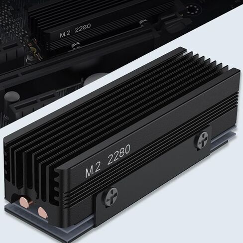 مشتت تبريد M.2 2280 SSD مشعات تبريد 2280 SSD بالوعة حرارية موصلية حرارية جيدة ملحقات معدنية مبرد in Kuwait