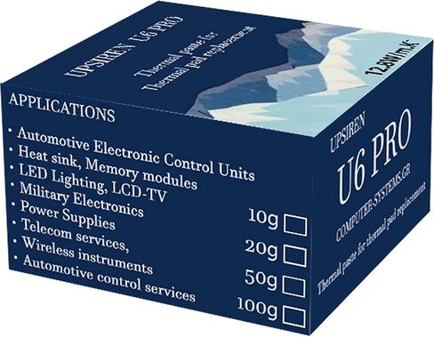 الأصلي U6 برو 10 جرام المعجون الحراري لمعالج VGA GPU IC التبريد السريع لوحة حرارية استبدال حجب الحرارة المعجون عالية الأداء in Kuwait