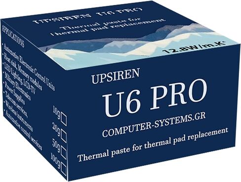 الأصلي U6 برو 10 جرام المعجون الحراري لمعالج VGA GPU IC التبريد السريع لوحة حرارية استبدال حجب الحرارة المعجون عالية الأداء in Kuwait