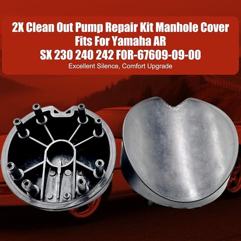 Jet Boat Clean Out Plug & Seal Repair Kit (2-Pack) - Fits AR/SX 230/240/242 & 190 Series - Replaces F0R-67609-09-00 in Saudi Arabia