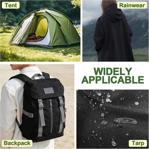 Tent Seam Sealer, Repair Damaged/Seam Sealer Tent Fabric, No Sew Solution Waterproof Fast Cure Seam Sealer Tent, for Tents and Outdoor Fabric(Clear) in Saudi Arabia