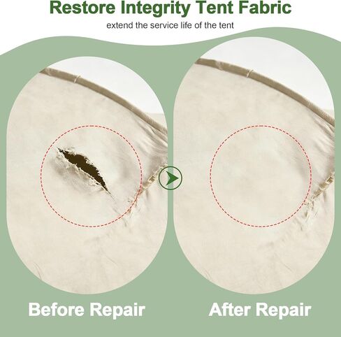 Tent Seam Sealer, Repair Damaged/Seam Sealer Tent Fabric, No Sew Solution Waterproof Fast Cure Seam Sealer Tent, for Tents and Outdoor Fabric(Clear) in Saudi Arabia