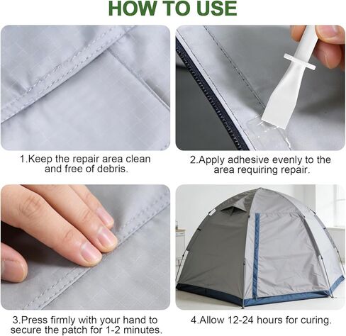Tent Seam Sealer, Repair Damaged/Seam Sealer Tent Fabric, No Sew Solution Waterproof Fast Cure Seam Sealer Tent, for Tents and Outdoor Fabric(Clear) in Saudi Arabia