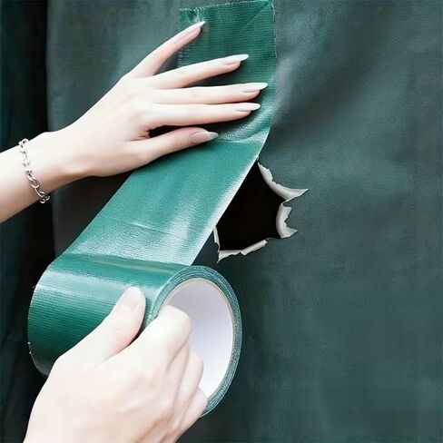 A Roll of 4.8cm Width x 10m Long Waterproof Repair Tape, Tent Repair Tape for Quick Hole Repair on Tarpaulins, Truck Covers, Camping Gear, Boats & Automotive Use in Saudi Arabia