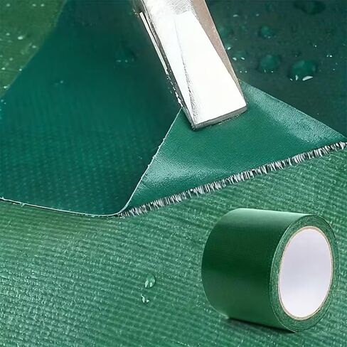 A Roll of 4.8cm Width x 10m Long Waterproof Repair Tape, Tent Repair Tape for Quick Hole Repair on Tarpaulins, Truck Covers, Camping Gear, Boats & Automotive Use in Saudi Arabia