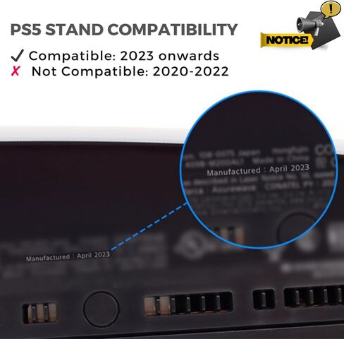 محطة تبريد AMZDM PS5 مع محطة شحن PS5 مزدوجة وشاحن وحدة تحكم، أبيض in Kuwait