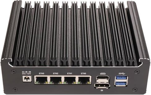 جهاز جدار الحماية الصغير، كمبيوتر صغير، OPNsense، VPN، جهاز توجيه PC، i5-8250U 4 x 2.5GbE I226-V، النوع C، HDMI، DP، فتحة SIM، دعم JGPIO Pin، 0 RAM، 0 تخزين، (Core i5-8250U، 8G RAM 128G SSD) in Kuwait