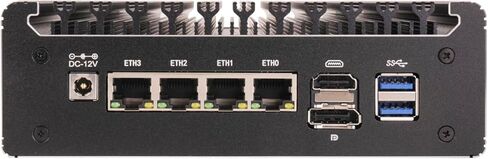 جهاز جدار الحماية الصغير، كمبيوتر صغير، OPNsense، VPN، جهاز توجيه PC، i5-8250U 4 x 2.5GbE I226-V، النوع C، HDMI، DP، فتحة SIM، دعم JGPIO Pin، 0 RAM، 0 تخزين، (Core i5-8250U، 8G RAM 128G SSD) in Kuwait