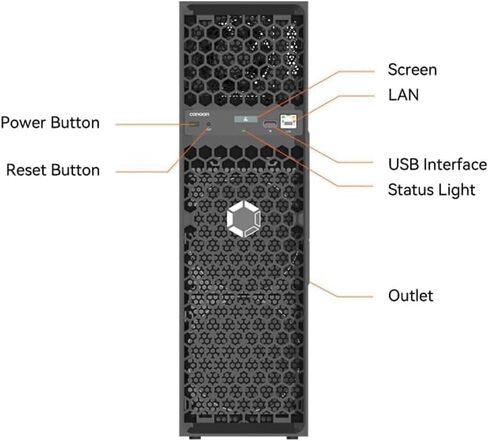 Canaan Avalon Q 90TH/s BTC Bitcoin Miner, 18.6J/TH 1674W Low Noise ASIC Quiet Home Crypto Mining Machine 110V/220V Dual Voltage Includes Original PSU （US Stock） in Saudi Arabia