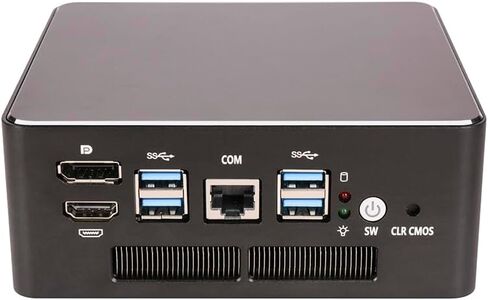 جهاز جدار حماية صغير، كمبيوتر صغير، OPNsense، VPN، جهاز توجيه PC، I5 1155G7، I7 1195G7، 6 x 2.5GbE I226-V، DP، HDMI، COM، مع مروحة، 0 ذاكرة الوصول العشوائي، 0 تخزين، هيكلي بدون نظام (I7 1195G7، 16 جيجا رام 128 جيجا SSD) in Kuwait