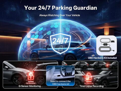 True 4K+2.5K Dash Cam Front and Rear,IMX678 + IMX675 Dual Starvis 2 Sensor,Free 128GB Card & OBD Hardwire Kit,Native 4K HDR Dash Camera for Cars,5.8GHz WiFi 6,STARLIT™ Full Color Night Vision,GPS,ADAS in Saudi Arabia