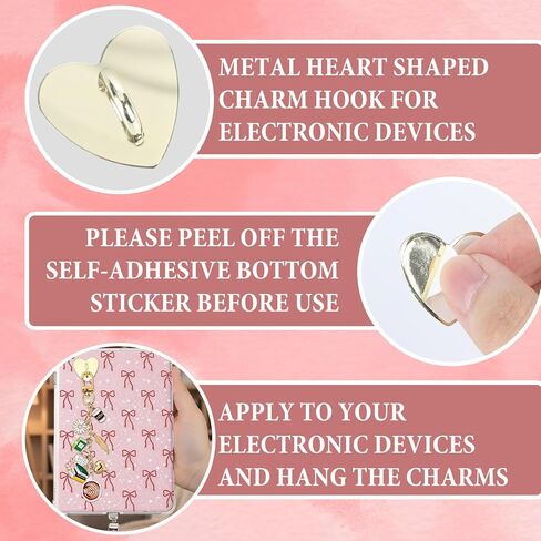 4PCS Coffee Reading Charms for Kindle - Gold Retro Chains with Type C Dust Plug, Charm for Readers Booklovers Women Men, Compatible for E-Reader Phones Paper White in Saudi Arabia