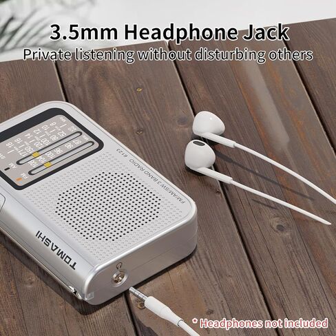 راديو ترانزستور محمول AM/FM/SW ثلاثي الموجات، هوائي تلسكوبي، مقبض ضبط كبير، مؤشر LED، يعمل بالبطارية، مقبس سماعة رأس 3.5 مم، راديو عتيق مدمج لكبار السن، المنزل، في الهواء الطلق، السفر in Kuwait
