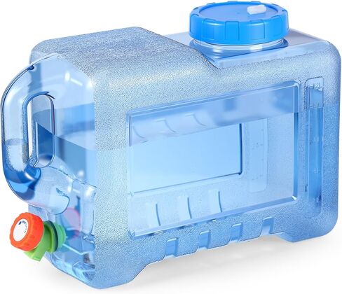 Bokon 1 Pcs Water Jug 3.17 Gallon Water Storage Container Portable Thick Camping Dispenser Tank for Outdoor Camping Hiking Picnic Vehicle Car Sports in Saudi Arabia