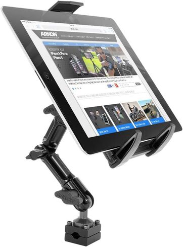 ARKON Mounts Heavy-Duty Tablet Headrest Mount, For Passenger Entertainment, Strong Headrest Clamp with Multi-Angle 8" Arm, Compatible with iPad, Note, Tab, and More in Saudi Arabia