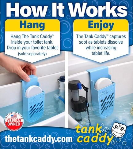 إن Tank Caddy هو حامل الأجهزة اللوحية المطهر الأصلي الذي اخترعه أحد المحاربين القدامى في الجيش الأمريكي والذي يحبس السخام الذي تنتجه الأقراص الزرقاء والمبيضة مع زيادة عمر الجهاز اللوحي بنسبة 30%. in Kuwait