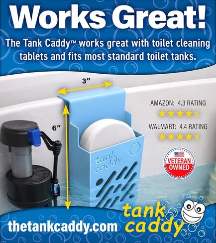إن Tank Caddy هو حامل الأجهزة اللوحية المطهر الأصلي الذي اخترعه أحد المحاربين القدامى في الجيش الأمريكي والذي يحبس السخام الذي تنتجه الأقراص الزرقاء والمبيضة مع زيادة عمر الجهاز اللوحي بنسبة 30%. in Kuwait