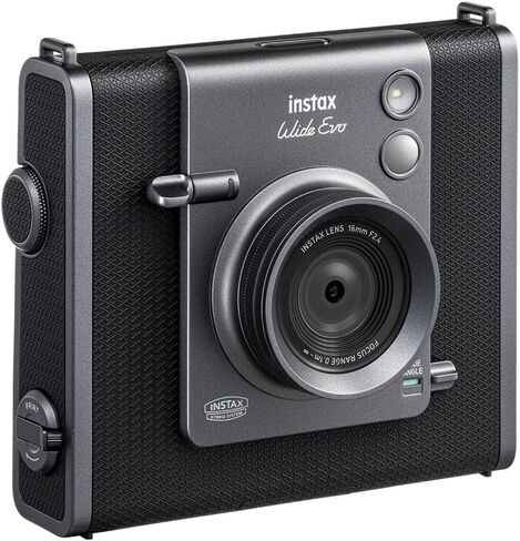 Instax Wide Evo Hybrid Instant Camera, Bundle 20-Pack Film, 128GB Micro SD Card, Camera Shoulder Bag in Saudi Arabia