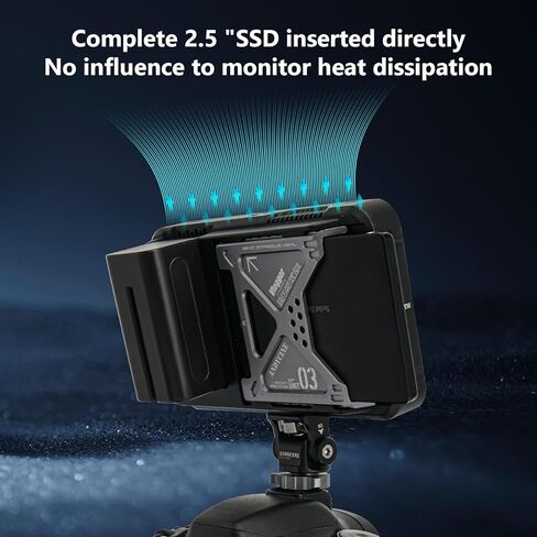 حافظة صندوق الغداء III 870EVO SSD متوافقة مع Atomos Ninja V، Ninja Ultra، Ninja Flame/Inferno/Shogun Inferno، محول mSATA من سبائك المغنسيوم لـ 860 870 EVO 1 تيرابايت 2 تيرابايت، 860 870 QVO 1 تيرابايت 2 تيرابايت SSD in Saudi Arabia