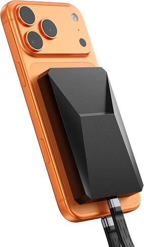 RayCue Magnetic 10Gbps SSD Enclosure Cybervault Standard, Tesla-Inspired Design, Magnetic Snap, 10Gbps Speed, Max 8TB, LED Activity Indicator, 100W Charging, Black in Saudi Arabia