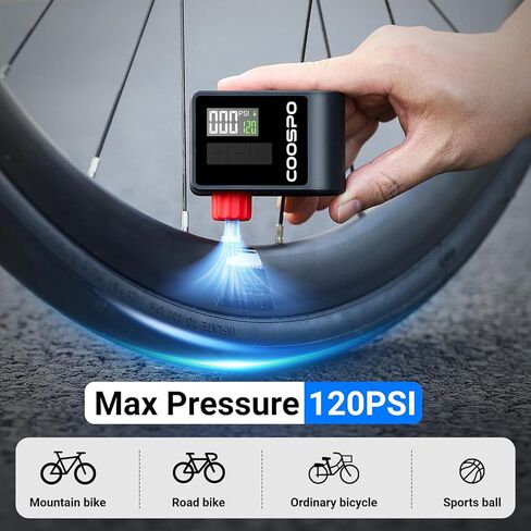 CooSpo [Bundle Promotion] BC107 GPS Bike Computer Matches with Mini Electric Bike Pump B1 in Saudi Arabia