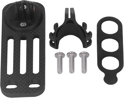 Bicycle Computer Holder 3K Carbon Fiber Extended Front Mount Bicycle Computer Holder External Front Mounting GPS Unit with Tough Performance Suitable for Cyclists in Saudi Arabia