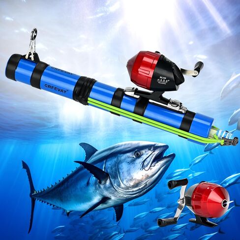 Fishing Catapult Rod - Slingshot Fishing Reel & Colitt Fishing Pole，Long-Distance Catapult Casting for Saltwater & Fly Fishing，Ideal Fishing Gifts for Men, Saltwater Fishing Gear in Saudi Arabia