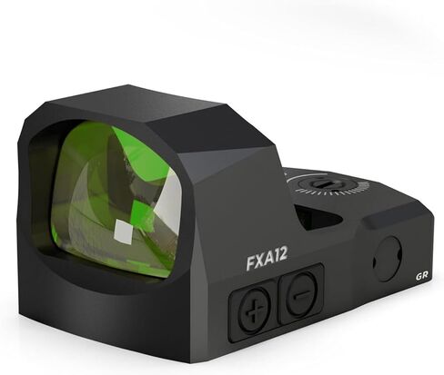 Foxarmy FXA12 Green Dot Sight for Pistol - RMR/407C Footprint Reflex Optic with Shake Awake & Lock Mode - 3 MOA Dot - 6061-T6 Aluminum, IPX7 Waterproof in Saudi Arabia