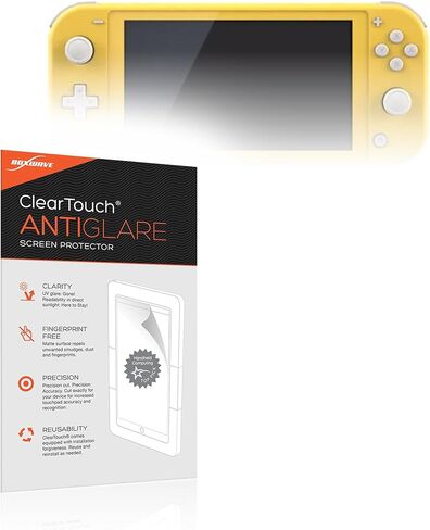BoxWave Screen Protector Compatible with Nintendo Switch Lite - ClearTouch Anti-Glare (2-Pack), Anti-Fingerprint Matte Film Skin in Saudi Arabia