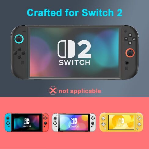 Design for Nintendo Switch 2 (2025) Screen Protector, Auto-Align Frame & 3S Installation, Full Coverage Tempered Glass, [2-Pack with Dust-Free Kit] in Saudi Arabia
