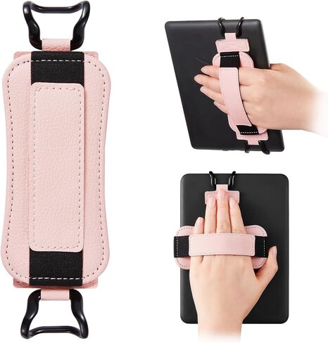 حزام يد دوار من CoBak لأجهزة Kindle/Voyage/Lenovo/Sony E-Book/Kindle Fire/Kobo/الأجهزة اللوحية، يدور 360 درجة، قابل للحمل، للاستخدام بيد واحدة، حامل آمن للمقبض، أخضر غامق in Saudi Arabia