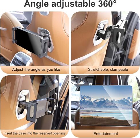 KUNGKIC for BMW Tablet Holder Seat Ipad Holder for BMW X3 X5 X6 I20 G05 G06 G45 G60 G61 G70 Back Seat Phone Holder in Saudi Arabia