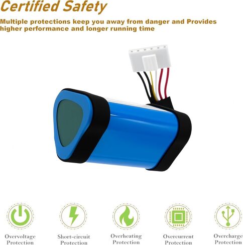 CS BATTERY Charge 4 Batteries Compatible with ID998 1INR19/66-3 SUN-INTE-118 IAA011NA IY1068 10200mAh in Saudi Arabia