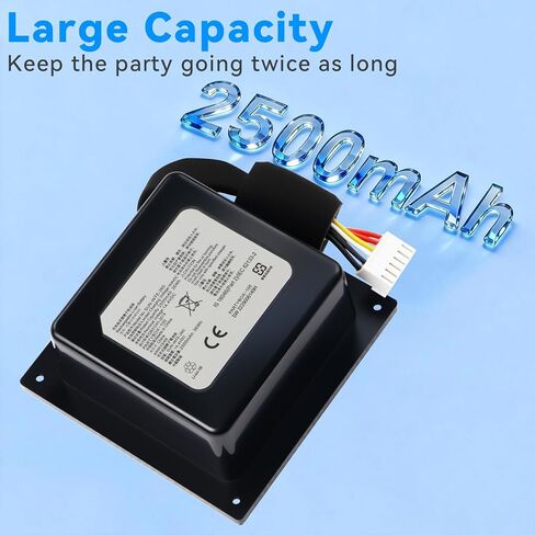 SUN-INTE-260 Battery Compatible with JBL PartyBox 100 Portable Wireless Bluetooth Party Speaker 14.4V 2500mAh 36Wh in Saudi Arabia