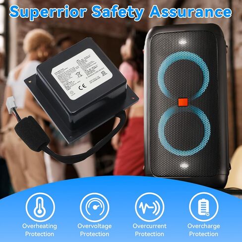 SUN-INTE-260 Battery Compatible with JBL PartyBox 100 Portable Wireless Bluetooth Party Speaker 14.4V 2500mAh 36Wh in Saudi Arabia
