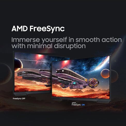Samsung 27" Odyssey G5 (G51F) Gaming Monitor - QHD (1440P), 180Hz, 1ms, AMD FreeSync, HDR10, Height Adjustable Stand, Black Equalizer, Virtual Aim Point, Auto Source Switch+, LS27FG512ENXZA in Saudi Arabia