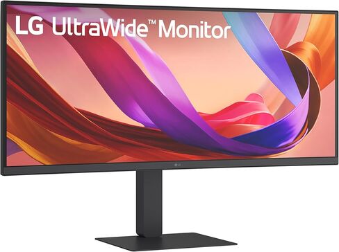 LG 34U650A-B 34-inch UltraWide WQHD (3440 x 1440) IPS Curved Wide Computer Monitor, 100Hz, HDR10, Built-in Speaker, HDMI, DisplayPort, USB Type-C PD 96W, Tilt/Height/Swivel Adjustable Stand, Black in Saudi Arabia
