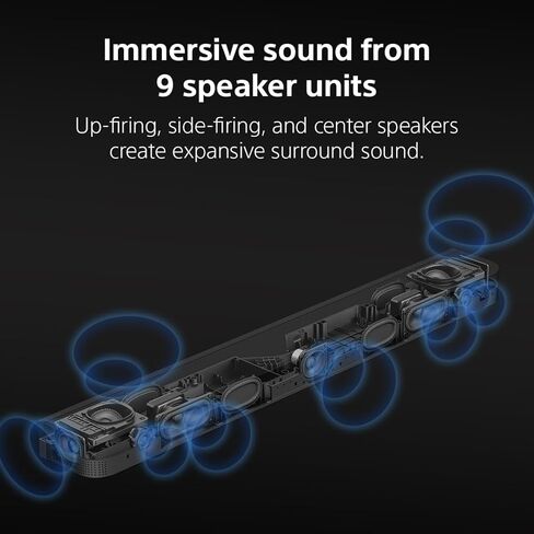 Sony BRAVIA Theater Bar 7 Soundbar with Included BRAVIA Theater Sub 7 Wireless Subwoofer, Dolby Atmos®/DTS:X®, 2026 Model in Saudi Arabia
