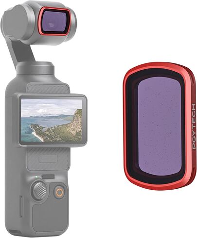 مجموعة مرشح PGYTECH ND لجيب DJI Osmo 4/3 مرشح استقطاب مغناطيسي، مرشح عدسة ND8 ND16 ND32 ND64 مع زجاج بصري AGC مقاوم للماء ومقاوم للخدش in Saudi Arabia