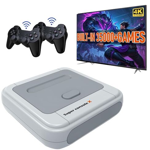 Kinhank Super Console X Video Game Console Built in 35,000+ Games,Retro game console for 4K HD Output,with 2 Gamepads in Saudi Arabia
