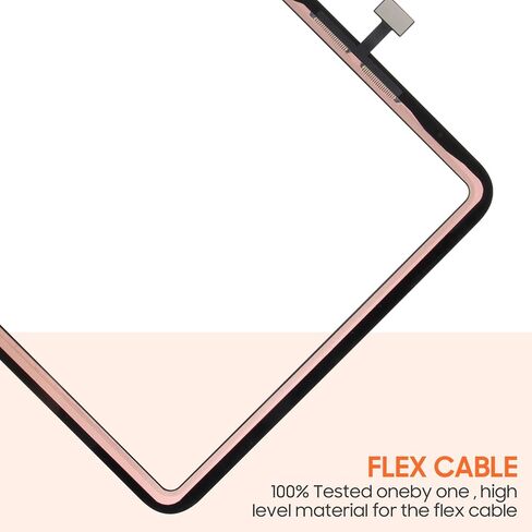 استبدال شاشة تعمل باللمس لجهاز iPad 11 A3355، A3356، A3354 11.0 بوصة، لجهاز iPad 2025 (الجيل الحادي عشر) لوحة شاشة تعمل باللمس محول رقمي استبدال الشاشة مجموعات إصلاح التجميع الكاملة - أسود in Kuwait