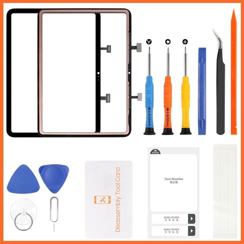 استبدال شاشة تعمل باللمس لجهاز iPad 11 A3355، A3356، A3354 11.0 بوصة، لجهاز iPad 2025 (الجيل الحادي عشر) لوحة شاشة تعمل باللمس محول رقمي استبدال الشاشة مجموعات إصلاح التجميع الكاملة - أسود in Kuwait